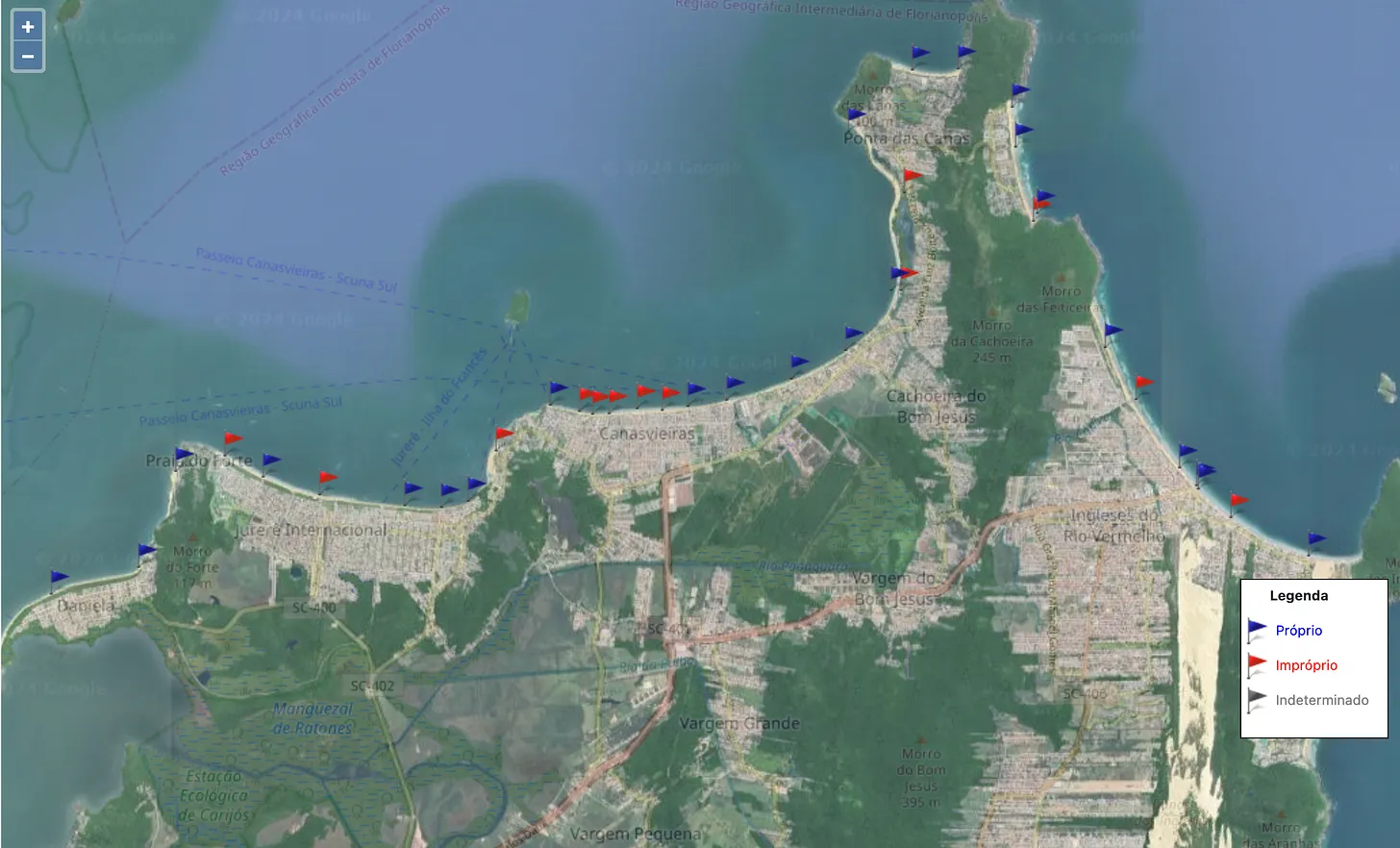 Consultá el mapa de playas contaminadas en Brasil hoy