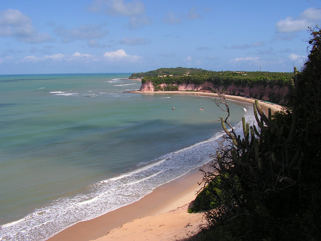 Praia de Pipa, al norte de Brasil