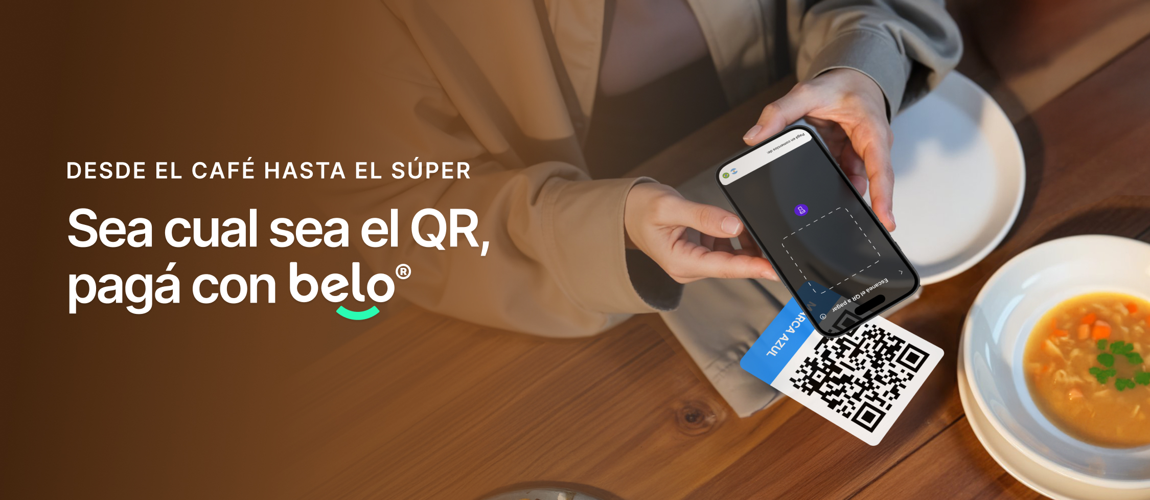 ¡Ya podés pagar con QR en belo! Disfrutá de pagar con cualquier moneda
