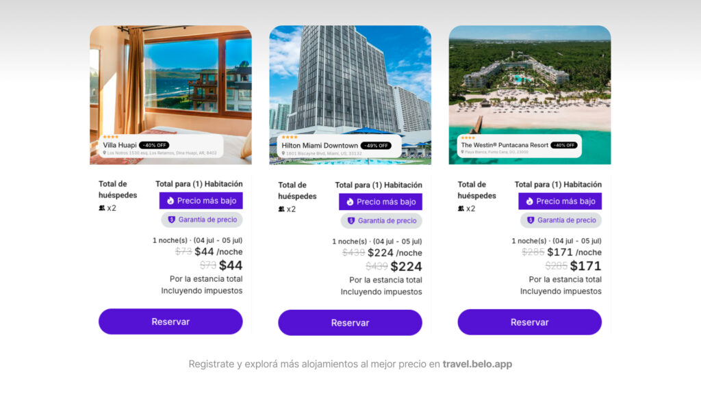 Viajar es irresistible. Hasta 50% de descuento en hoteles